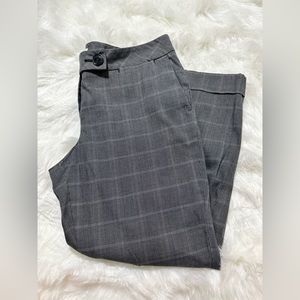 Loft Plaid Slacks Size 10